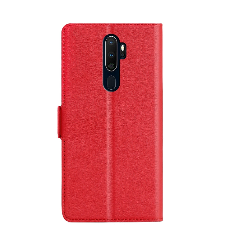 For OPPO A9 2020 / A5 2020 / A11X Ultra-thin Voltage Side Buckle PU + TPU Leather Phone Case