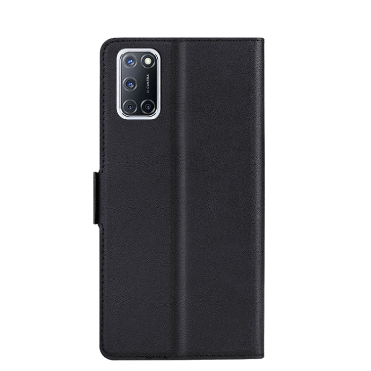 For OPPO A52 Ultra-thin Voltage Side Buckle PU + TPU Leather Phone Case