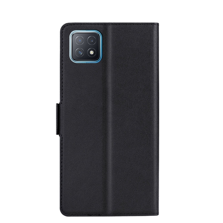 For OPPO A72 5G / A73 2020 5G Ultra-thin Voltage Side Buckle PU + TPU Leather Phone Case