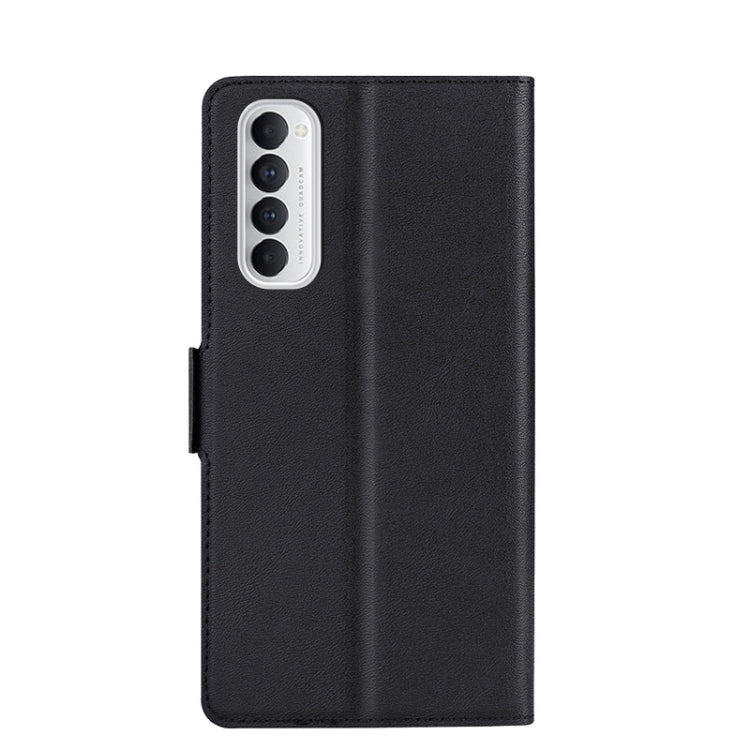 For OPPO Reno4 Pro 4G India Ultra-thin Voltage Side Buckle PU + TPU Leather Phone Case