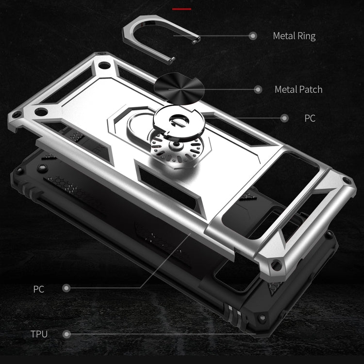 For Google Pixel 7 Pro Shockproof TPU + PC Protective Case with 360 Degree Rotating Holder