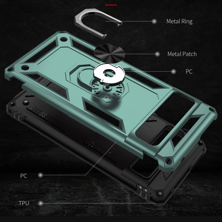 For Google Pixel 7 Pro Shockproof TPU + PC Protective Case with 360 Degree Rotating Holder