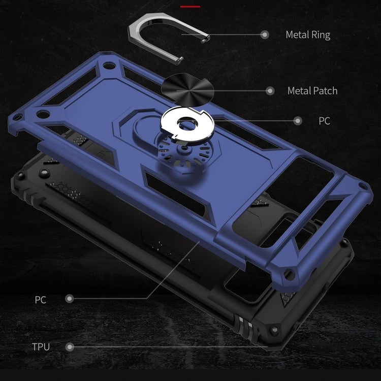 For Google Pixel 7 Pro Shockproof TPU + PC Protective Case with 360 Degree Rotating Holder