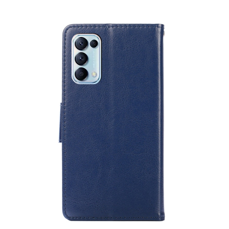 For OPPO Reno5 4G Crystal Texture Leather Phone Case