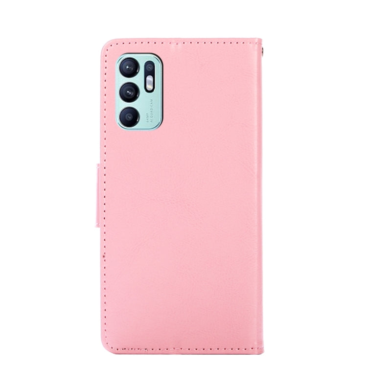 For OPPO Reno6 4G Crystal Texture Leather Phone Case