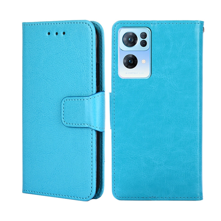 For OPPO Reno7 Pro 5G Crystal Texture Leather Phone Case