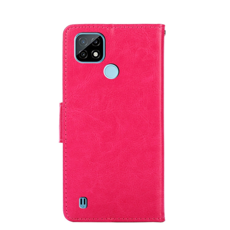 For OPPO Realme C21 Crystal Texture Leather Phone Case