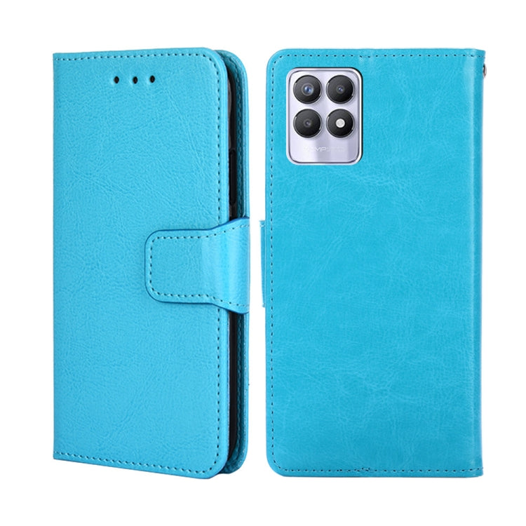 For OPPO Realme 8i Crystal Texture Leather Phone Case