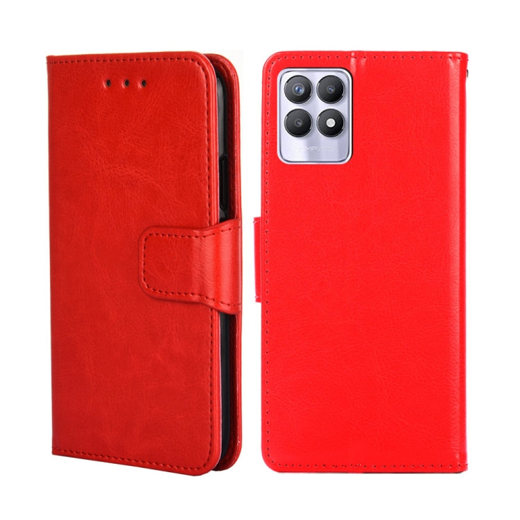 For OPPO Realme 8i Crystal Texture Leather Phone Case