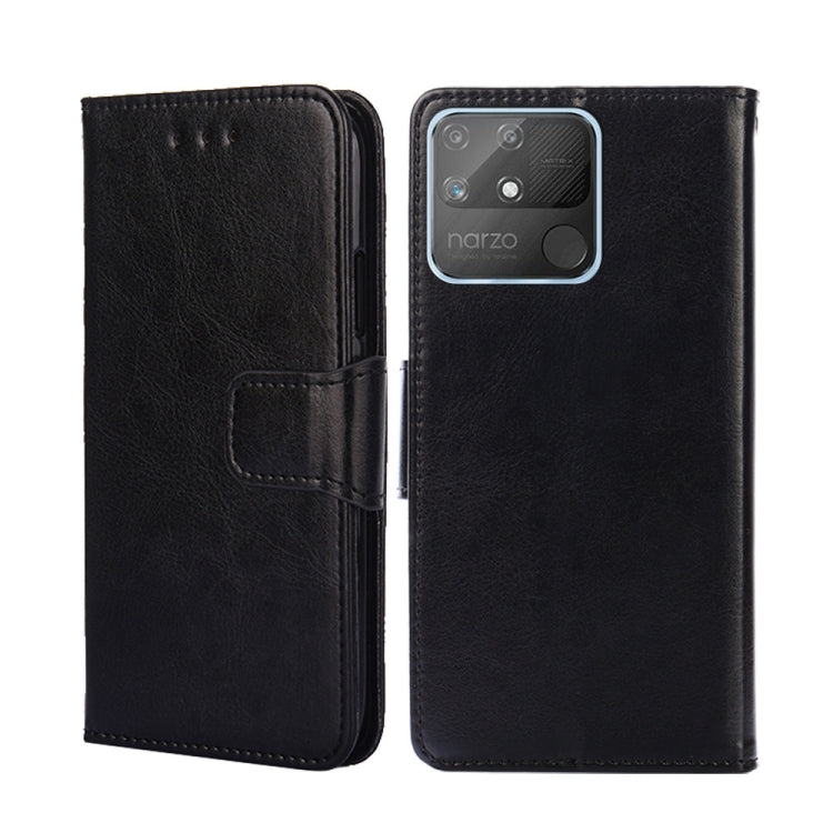 For OPPO Realme Narzo 50A Crystal Texture Leather Phone Case