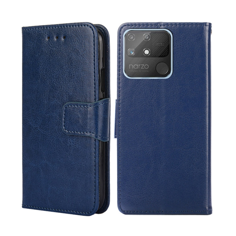 For OPPO Realme Narzo 50A Crystal Texture Leather Phone Case