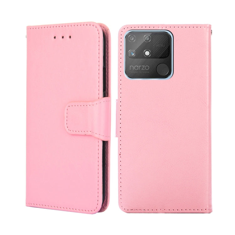 For OPPO Realme Narzo 50A Crystal Texture Leather Phone Case