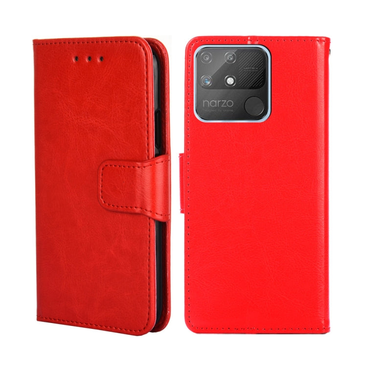 For OPPO Realme Narzo 50A Crystal Texture Leather Phone Case