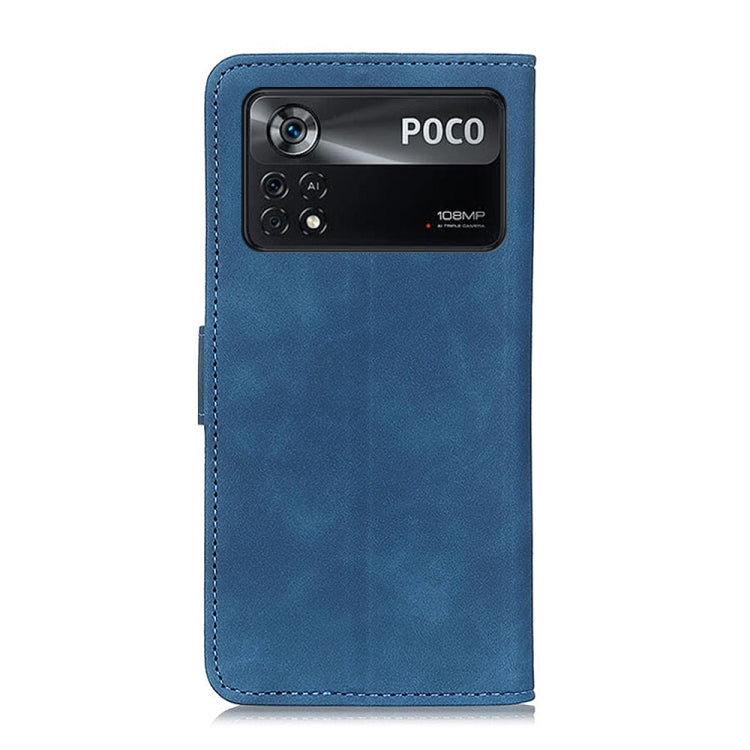 For Xiaomi Poco X4 Pro 5G KHAZNEH Retro Texture Horizontal Flip Leather Phone Case