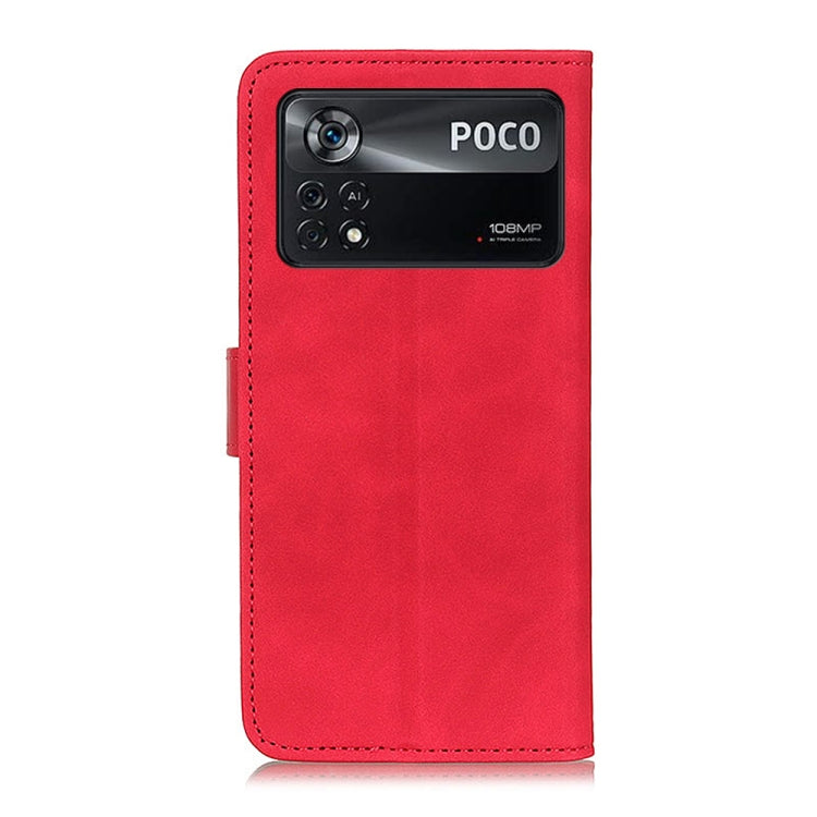 For Xiaomi Poco X4 Pro 5G KHAZNEH Retro Texture Horizontal Flip Leather Phone Case