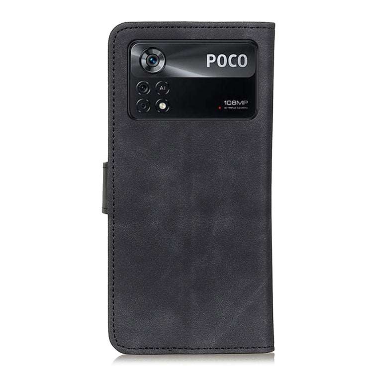 For Xiaomi Poco X4 Pro 5G KHAZNEH Retro Texture Horizontal Flip Leather Phone Case