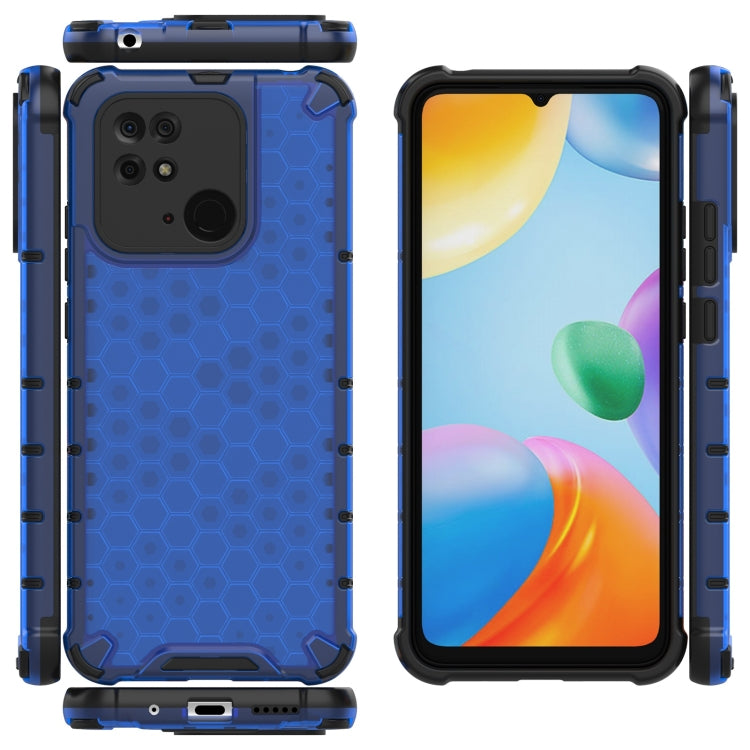 For Xiaomi Redmi 10C 4G Shockproof Honeycomb PC + TPU Case