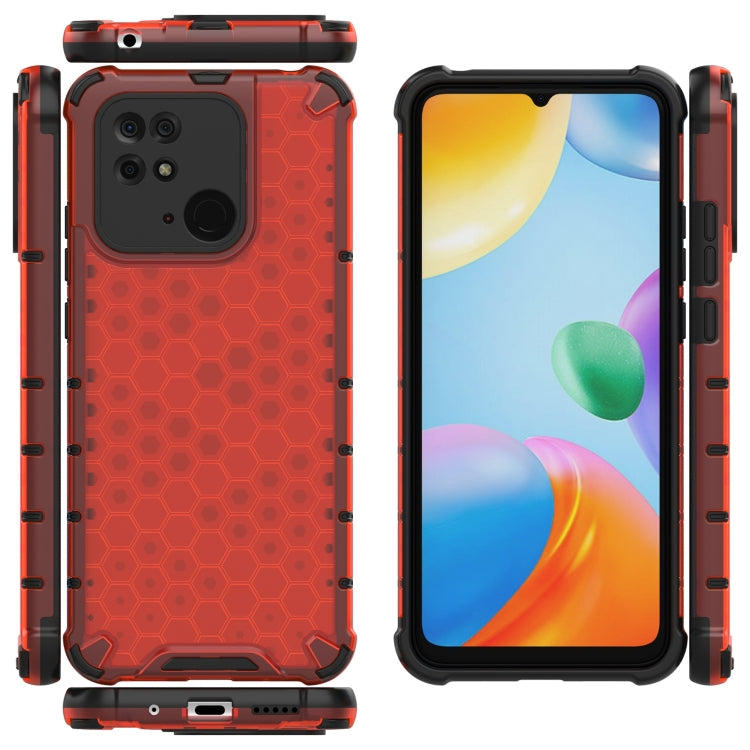 For Xiaomi Redmi 10C 4G Shockproof Honeycomb PC + TPU Case