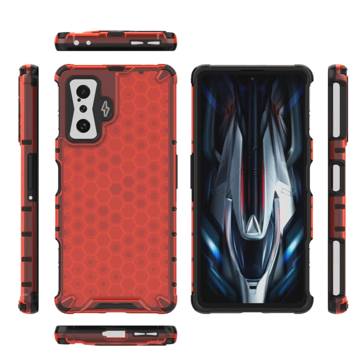 For Xiaomi Redmi K50 Gaming Shockproof Honeycomb PC + TPU Case
