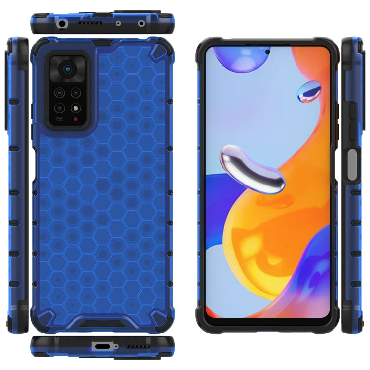 For Xiaomi Redmi Note 11 Pro (Global) Shockproof Honeycomb PC + TPU Case