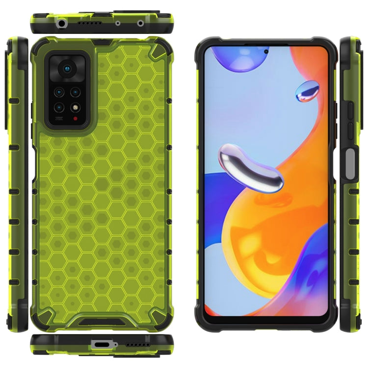 For Xiaomi Redmi Note 11 Pro (Global) Shockproof Honeycomb PC + TPU Case