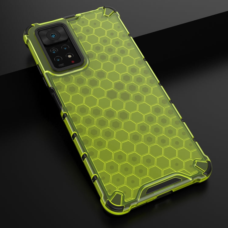 For Xiaomi Redmi Note 11 Pro (Global) Shockproof Honeycomb PC + TPU Case