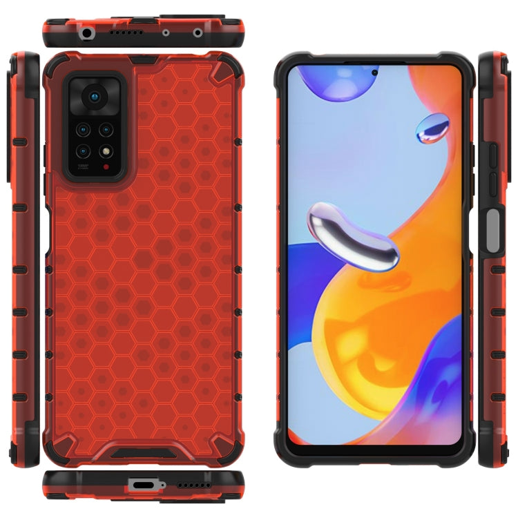 For Xiaomi Redmi Note 11 Pro (Global) Shockproof Honeycomb PC + TPU Case