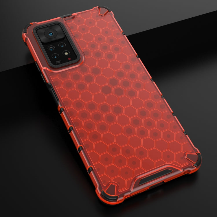 For Xiaomi Redmi Note 11 Pro (Global) Shockproof Honeycomb PC + TPU Case
