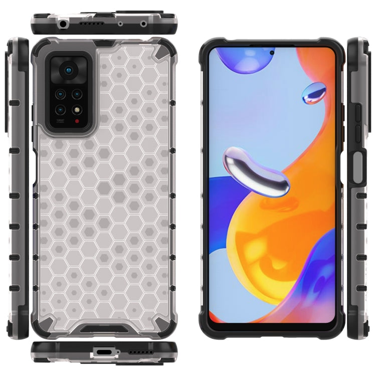 For Xiaomi Redmi Note 11 Pro (Global) Shockproof Honeycomb PC + TPU Case