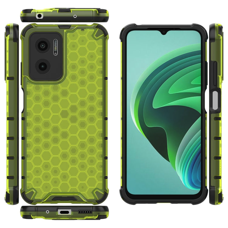 For Xiaomi Redmi Note 11E 5G Shockproof Honeycomb PC + TPU Case