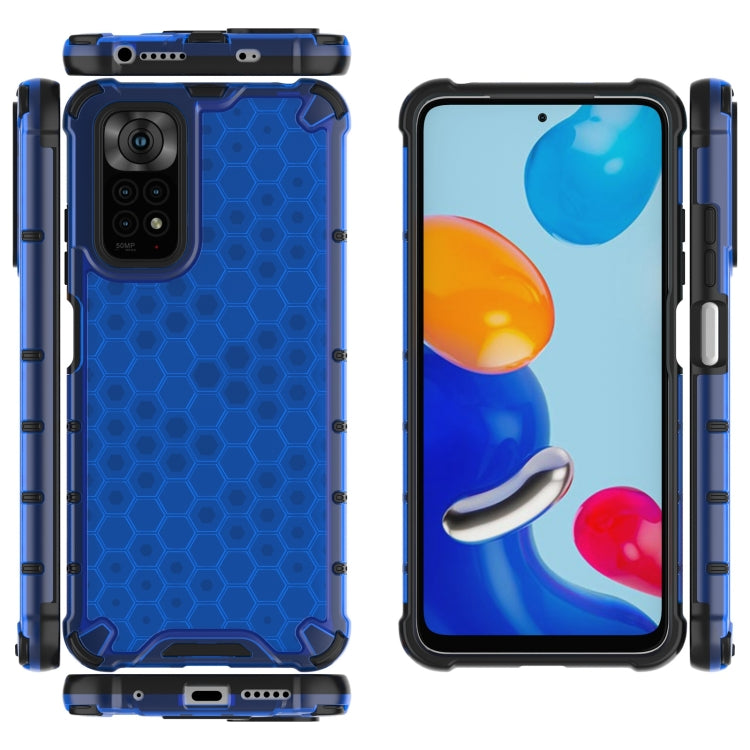 For Xiaomi Redmi Note 11 Shockproof Honeycomb PC + TPU Case