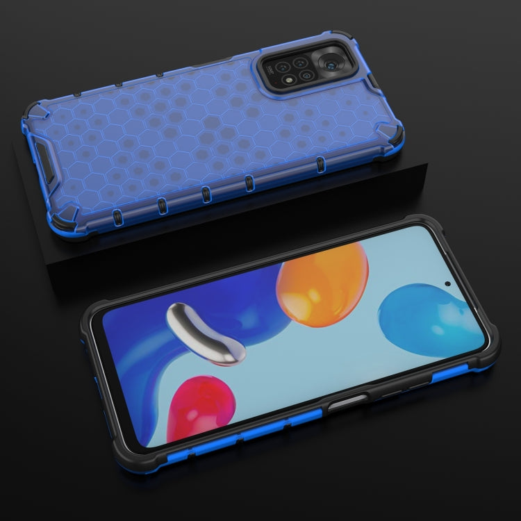For Xiaomi Redmi Note 11 Shockproof Honeycomb PC + TPU Case