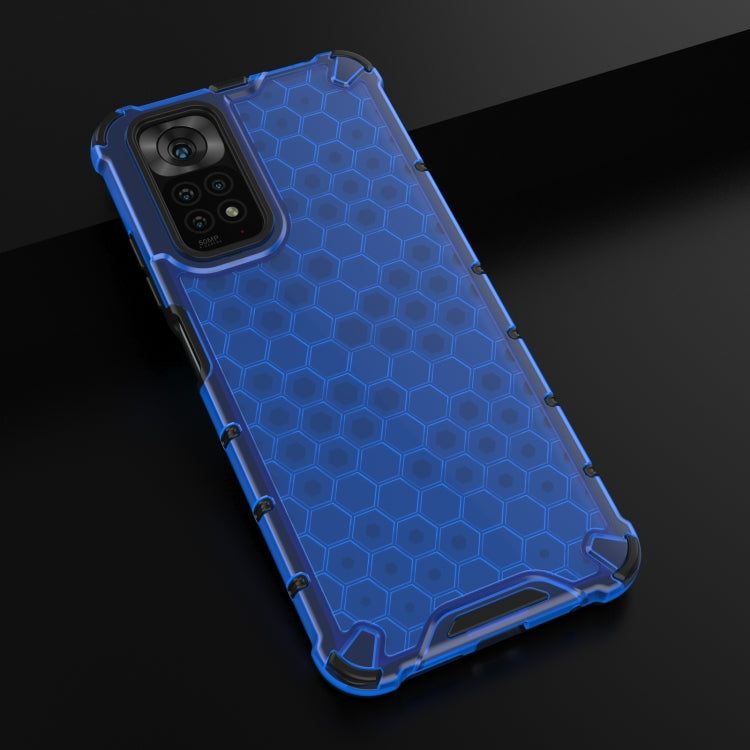 For Xiaomi Redmi Note 11 Shockproof Honeycomb PC + TPU Case