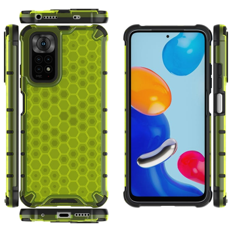 For Xiaomi Redmi Note 11 Shockproof Honeycomb PC + TPU Case