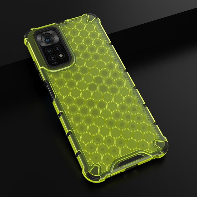 For Xiaomi Redmi Note 11 Shockproof Honeycomb PC + TPU Case