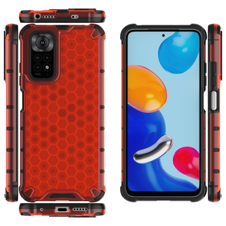 For Xiaomi Redmi Note 11 Shockproof Honeycomb PC + TPU Case