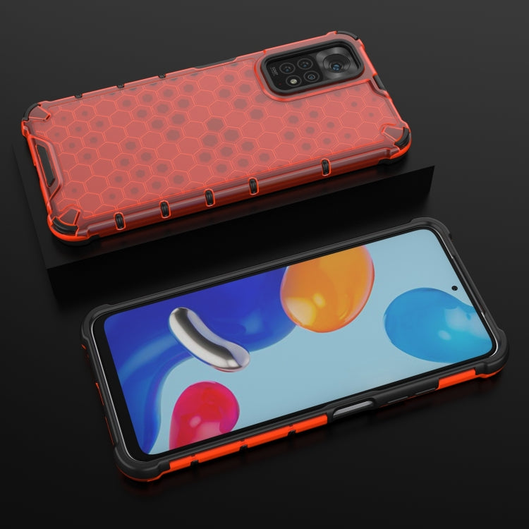 For Xiaomi Redmi Note 11 Shockproof Honeycomb PC + TPU Case