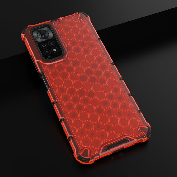 For Xiaomi Redmi Note 11 Shockproof Honeycomb PC + TPU Case