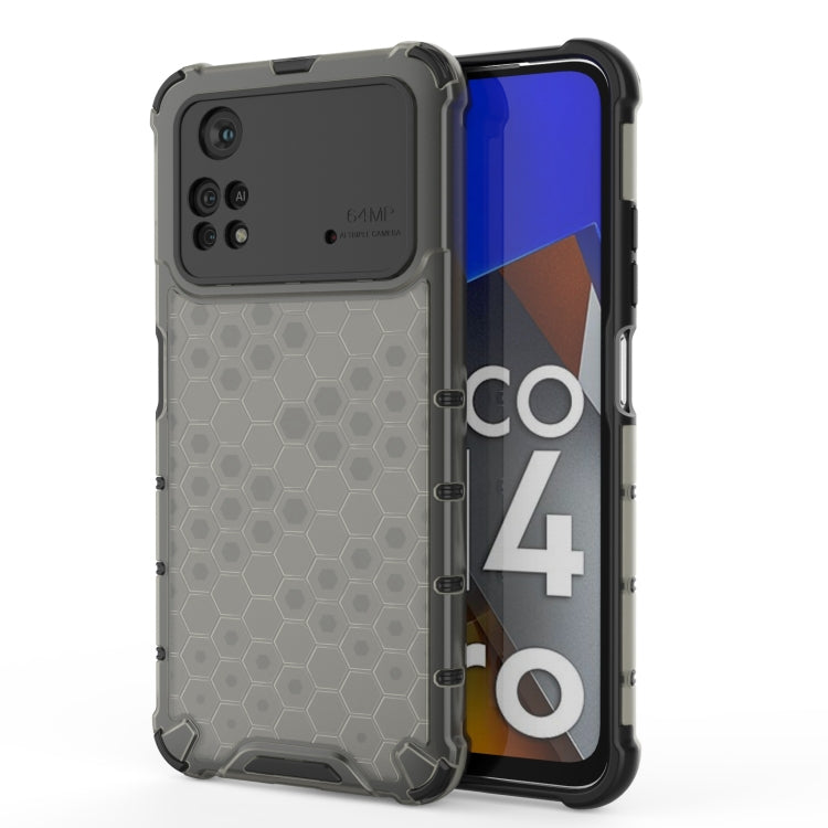 For Xiaomi Poco M4 Pro 4G Shockproof Honeycomb PC + TPU Case