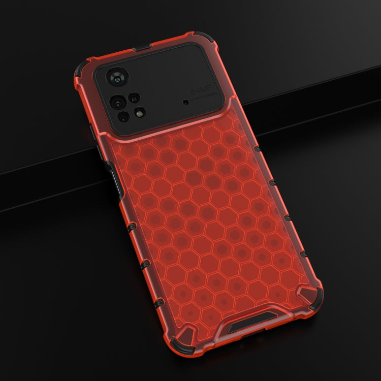For Xiaomi Poco M4 Pro 4G Shockproof Honeycomb PC + TPU Case