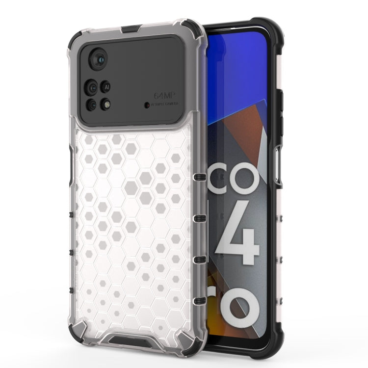 For Xiaomi Poco M4 Pro 4G Shockproof Honeycomb PC + TPU Case