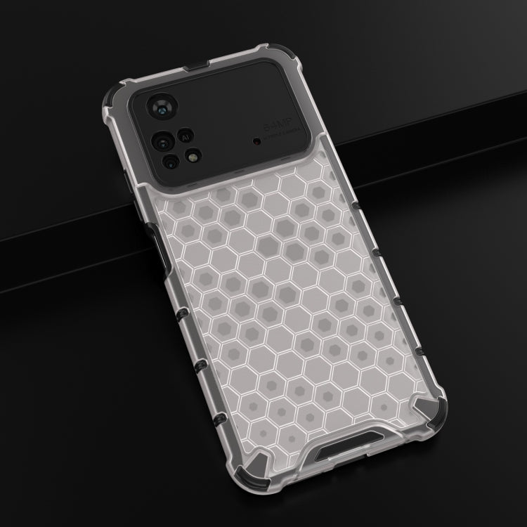 For Xiaomi Poco M4 Pro 4G Shockproof Honeycomb PC + TPU Case