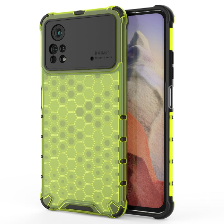 For Xiaomi Poco X4 Pro 5G Shockproof Honeycomb PC + TPU Case