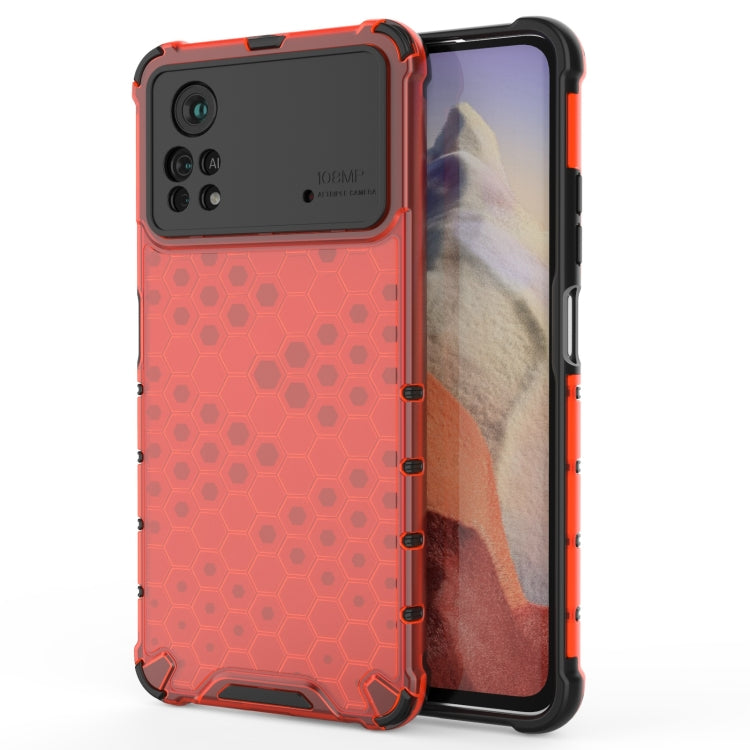 For Xiaomi Poco X4 Pro 5G Shockproof Honeycomb PC + TPU Case