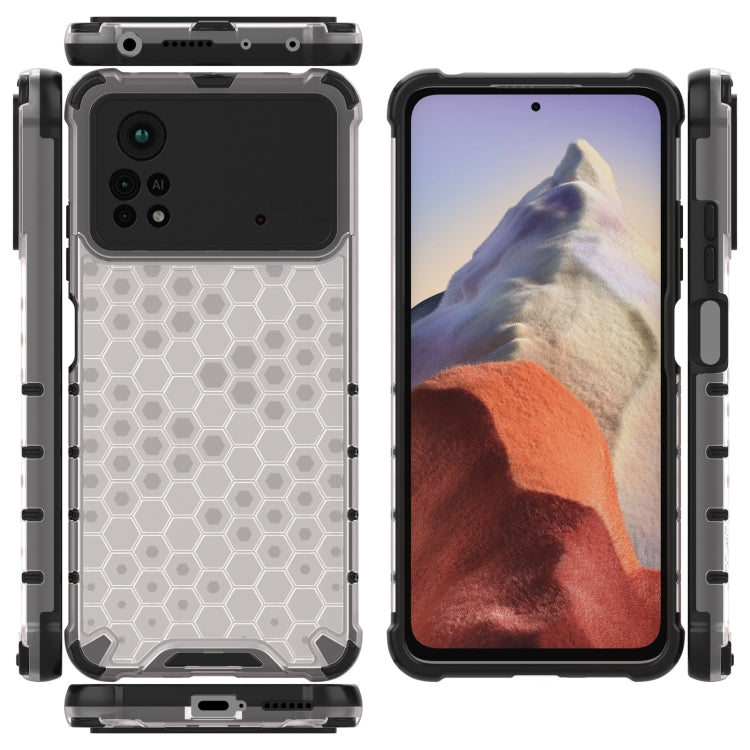 For Xiaomi Poco X4 Pro 5G Shockproof Honeycomb PC + TPU Case