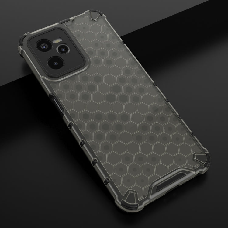 For OPPO Realme C35 Shockproof Honeycomb PC + TPU Phone Case