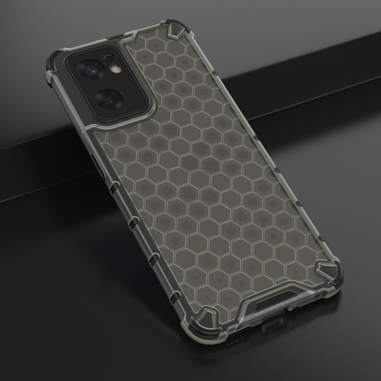 For OPPO Reno7 SE 5G Shockproof Honeycomb PC + TPU Phone Case
