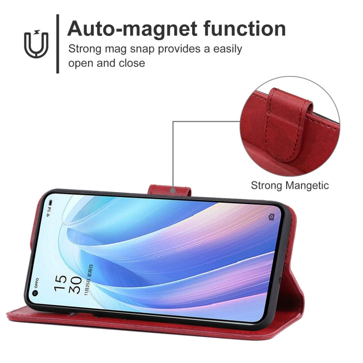 Leather Phone Case For OPPO Reno7 5G