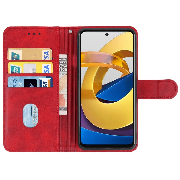 Leather Phone Case For Xiaomi Poco M4 5G