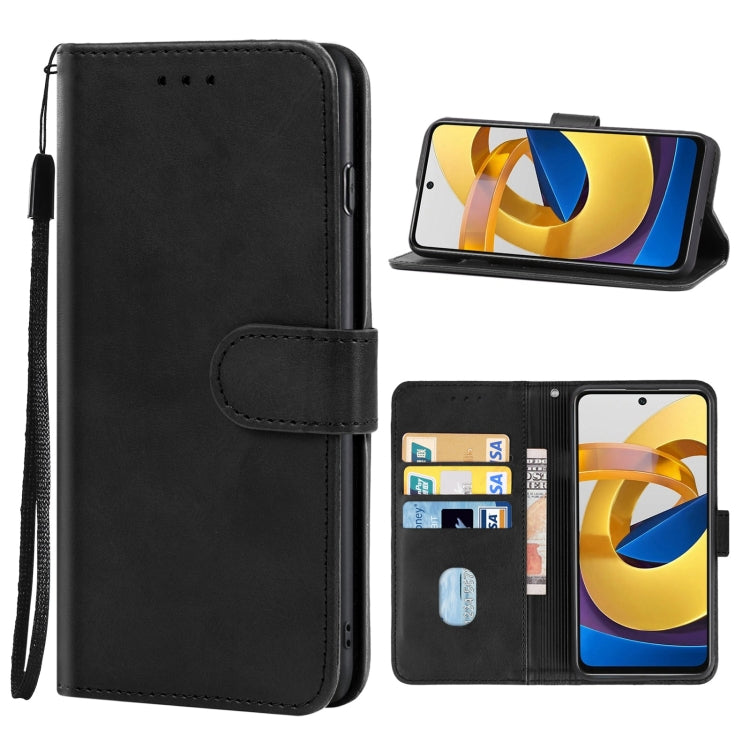 Leather Phone Case For Xiaomi Poco M4 5G